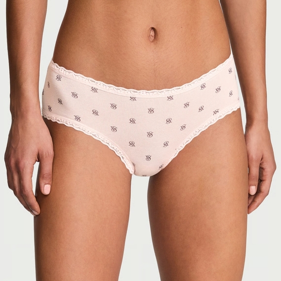 Victoria's Secret Cotton Lace- Waist Cheeky Panty - Picture 2 of 3